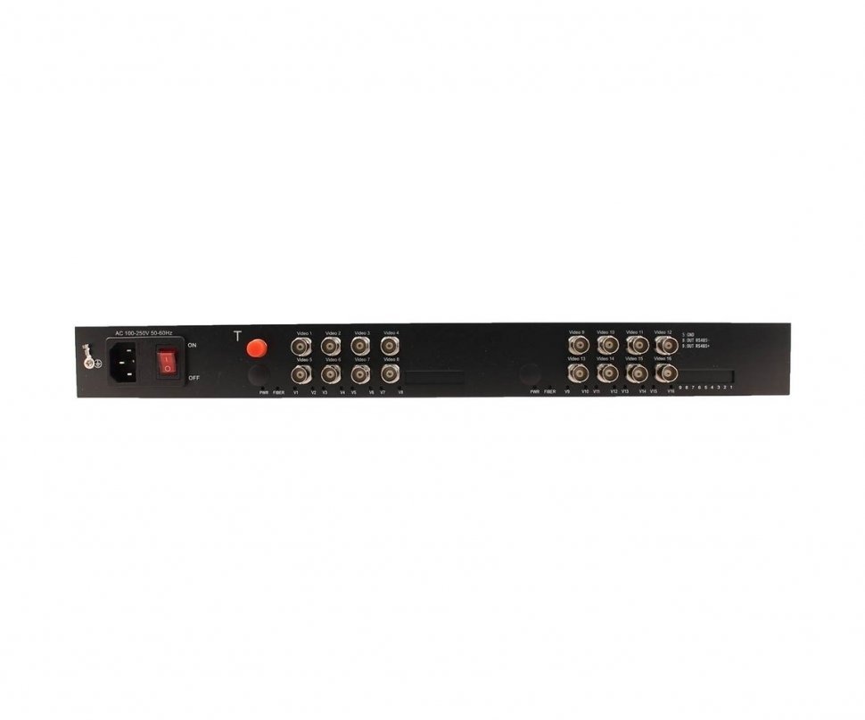 SC&T SF160S2T/HD оптический передатчик 16 каналов видео HDCVI/HDTVI/AHD/CVBS
