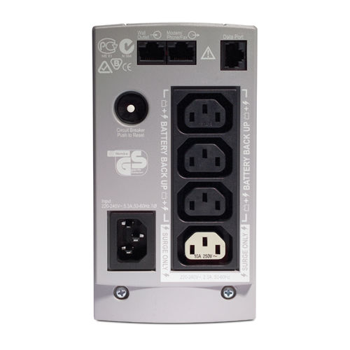 ИБП APC Back-UPS cs 500VA/300W 230V Interface Port DB-9 RS-232 USB BK500EI
