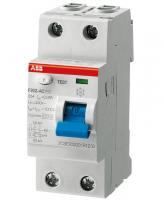 УЗО ABB Выключатель дифференциального тока 2 модуля F202 AC-40/0,1