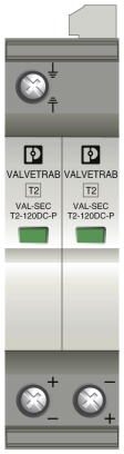 Phoenix contact 2907874 VAL-SEC-T2-2+0-120DC-FM Разрядник для защиты от импульсных перенапряжений, тип 2