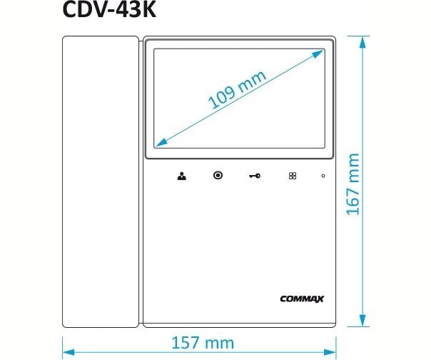 Commax CDV-43K/VZ