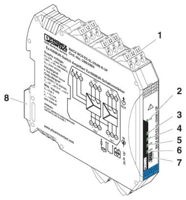 Phoenix contact 2865984 MACX MCR-EX-SL-2NAM-R-UP Разделительный усилитель