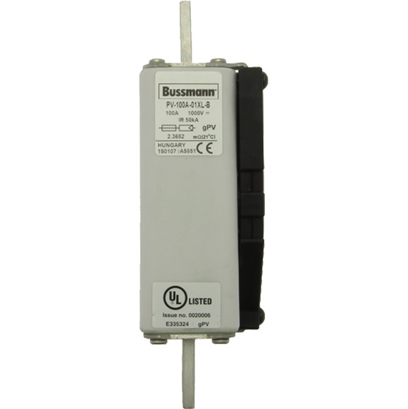 PV-100A-01XL-B Предохранитель 100A 1000V 1*XL, для фотоэлектрики