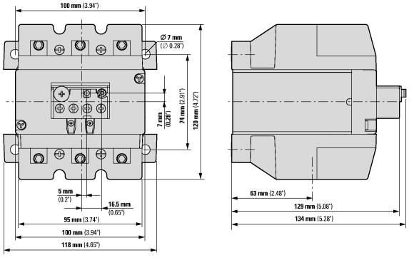 278470 ZB150-100/KK Реле перегрузки MOELLER / EATON (арт.278470)