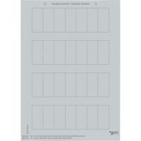 Schneider Electric MTN618320 SM,ЭТИКЕТКИ ДЛЯ 1-, 2- ИЛИ 4-КН.ВЫКЛ,СЕР