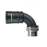 ABB 7TCA296170R0762 Фитинг Adaptalok ATS, AT, 90°, нейлон/никелированная латунь/эластомер, черный/голубой, резьба M50, Ø54, AT54/M50/CSF90/BLB, 1 шт.