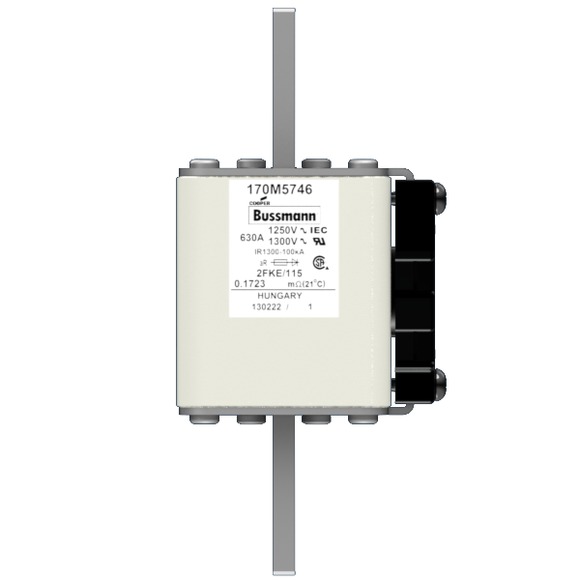 170M5746 Быстрый предохранитель 630A 1250V 2FKE/115 AR CU
