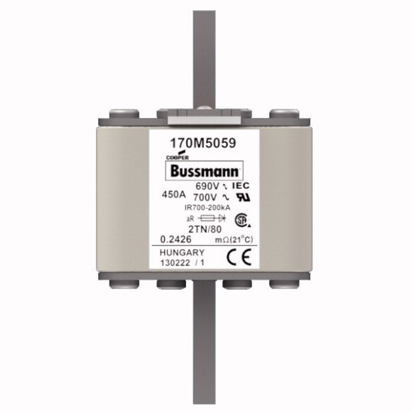 170M5058 Быстрый предохранитель 400A 690V 2TN/80 AR UC