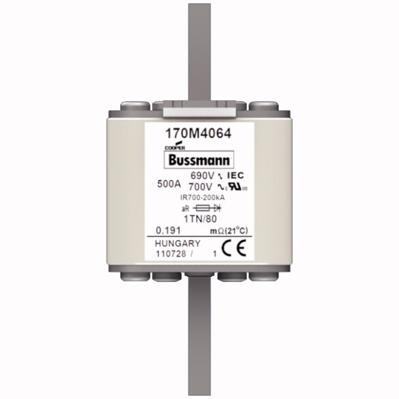 170M4064 Быстрый предохранитель 500A 690V 1TN/80 AR UC