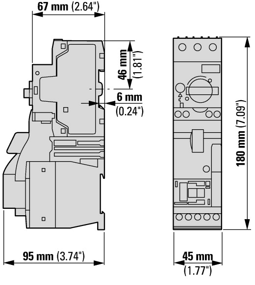 283148 Сборка прямого пуска, 12А, 230В (MSC-D-12-M12(230V50HZ))