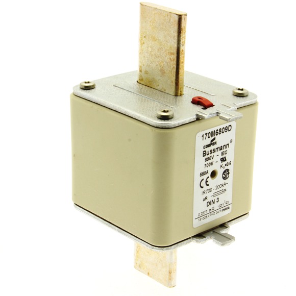170M6809D Быстрый предохранитель 550A 690V aR DIN 3 HSDNH