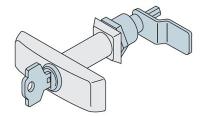 ABB AA8003 Замок с ключом для шкафов SR