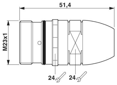 Phoenix contact 1595872 RC-09S1N127500 Разъем на кабель
