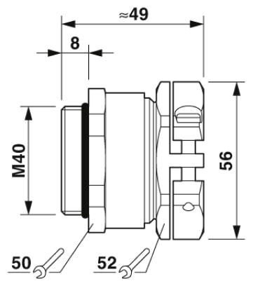 Phoenix contact 1646175 HC-M-KV-Z-M40 Кабельный ввод