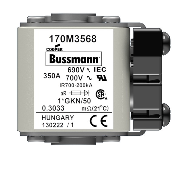 170M3568 Быстрый предохранитель 350A 690V 1*GKN/50 AR UC