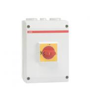 ABB 1SCA022459R6860 Рубильник в боксе OTP45BA4M красно-желтая рукоятка 2xM32+M16