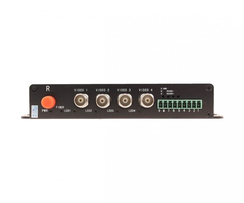 SC&T SF42S5R/HD оптический приёмник 4 каналов видео HDCVI/HDTVI/AHD/CVBS