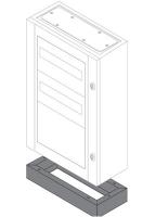 ABB ZA4020 Цоколь для шкафов SR 100х400х200мм ВхШхГ