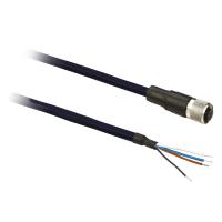 Schneider Electric XZCPB1141L5 КОННЕКТ. М12 С КАБЕЛ. 5М, 4 ПИН, РОЗЕТКА