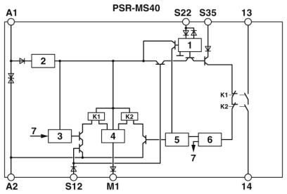 Phoenix contact 2904954 PSR-MS40-1NO-1DO-24DC-SC Реле безопасности