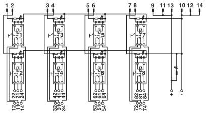 Phoenix contact 2900890 UM- 8RM/KSR-G24/21/MS/PLC Активный модуль