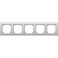 Schneider Electric MTN486560 MERTEN M-Plan РАМКА 5 постов, АЛЮМИНИЙ SM