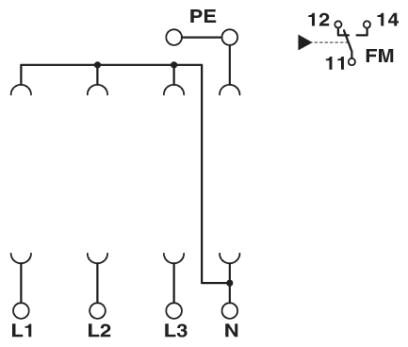 Phoenix contact 2858674 VAL-MS/3+1-BE/FM-UD Базовый элемент для защиты от перенапряжений, тип 2