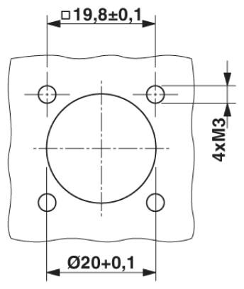 Phoenix contact 1607268 RF-12P2S8AA200 Аппаратн. соединитель, передняя стенка