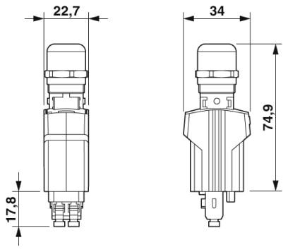 Phoenix contact 1408069 FOC-V14-C1S-S/SJFG:10 Штекерный соединитель SC-RJ