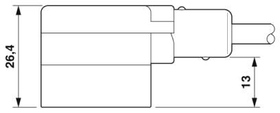 Phoenix contact 1401339 SAC-3P-10,0-PUR/B-1L-R-ES Кабель для датчика / исполнительного элемента