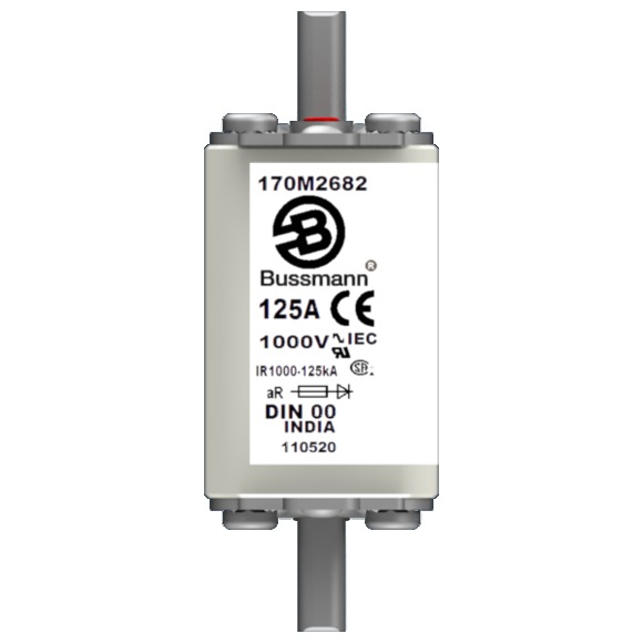 170M2682 Быстрый предохранитель 125A 1000V DIN 00 AR