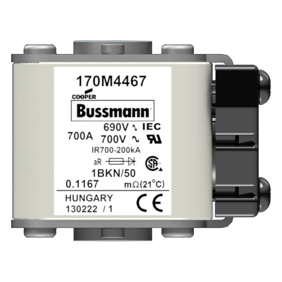 170M4467 Быстрый предохранитель 700A 690V 1BKN/50 AR UC