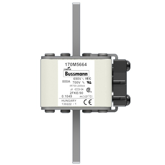 170M5664 Быстрый предохранитель 800A 690V 2FKE/90 AR UC