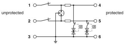 Phoenix contact 2906821 TTC-6-2X1-M-EX-24DC-UT-I Устройство защиты от перенапряжений
