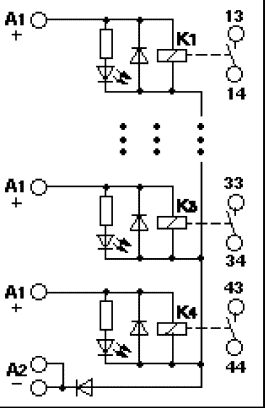 Phoenix contact 2942399 EMUG 22- 4REL/KSR-G 24/ 1AU Модуль с несколькими реле