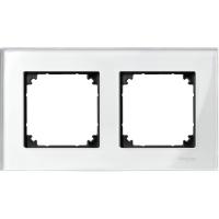 Schneider Electric MTN404219 MERTEN M-Elegance РАМКА стеклянная 2 поста, БРИЛЛИАНТ, SM