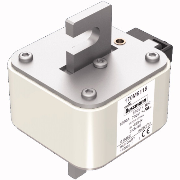 170M6118 Быстрый предохранитель 1500A 690V 3KN/80 AR UC
