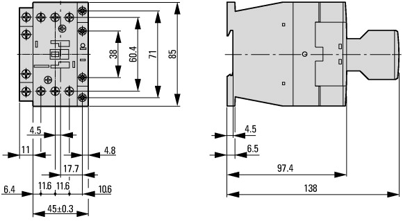 277004 DILM17-10(230V50HZ,240V60HZ) КОНТАКТОР MOELLER / EATON (арт.277004)