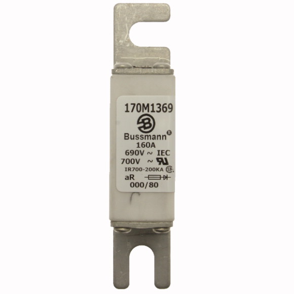 170M1369 Быстрый предохранитель 160A 690V 000/80 AR UC