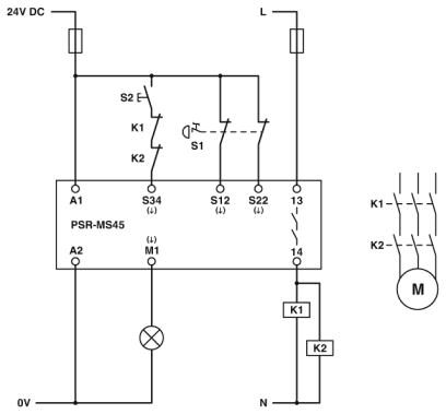 Phoenix contact 2904955 PSR-MS45-1NO-1DO-24DC-SC Реле безопасности