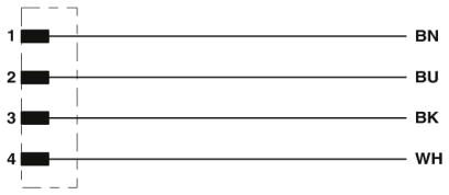 Phoenix contact 1415015 SAC-4P-DTMS/10,0-PUR Кабель для датчика / исполнительного элемента