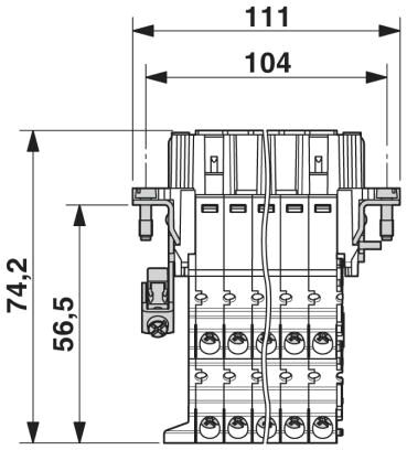 Phoenix contact 1648102 HC-B 24-A-UT-PER-F Адаптер клеммного модуля