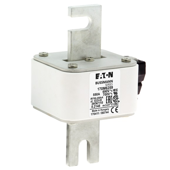 170M6259 Быстрый предохранитель 550A 690V 3KN/110 AR UC