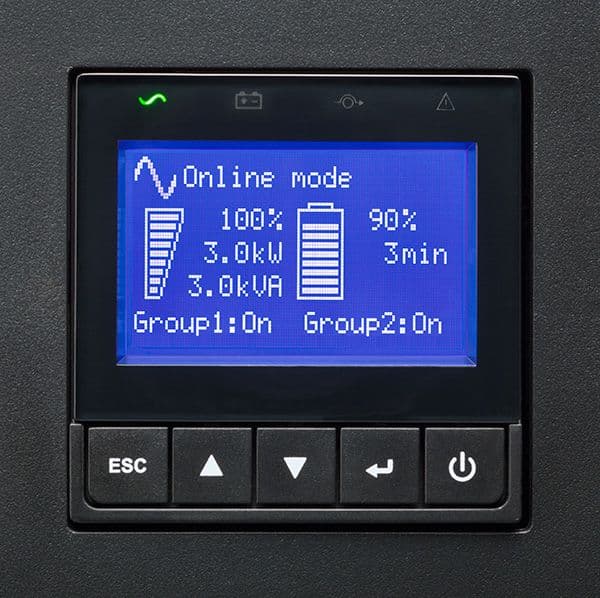 ИБП Eaton 9PX 3000i RT3U HotSwap DIN 9PX3000IRTBPD