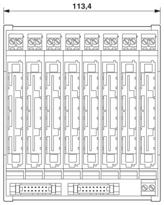 Phoenix contact 2865146 UM122-2FLK14/EX-MB/8/IN/S7 Базовый клеммный блок