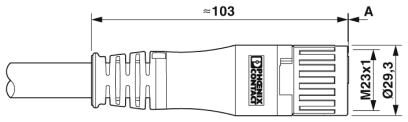 Phoenix contact 1622224 K-8E-OE/2,0-H00/M23F8-C5-S Кабельный штекер, пластиковая заливка