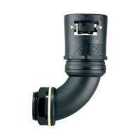 ABB 7TCA296170R0694 Фитинг Adaptalok ATS AT, 90°, нейлон/эластомер, черный/желтый, резьба M40, Ø48, AT48/M40/C90/BLY, 2 шт.