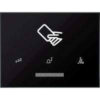 Schneider Electric LSSMDP01RS ОБРАЗЕЦ Стеклянная сенсорная коридорная панель GTP, 1 кнопка, присутствие, RFID