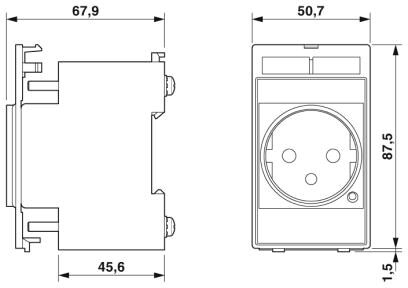 Phoenix contact 1656534 VS-SI-SD-FR Вставка розетки