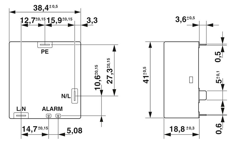 Phoenix contact 2905977 PRT-1S-350/20/R Разрядник для защиты от импульсных перенапряжений, тип 2